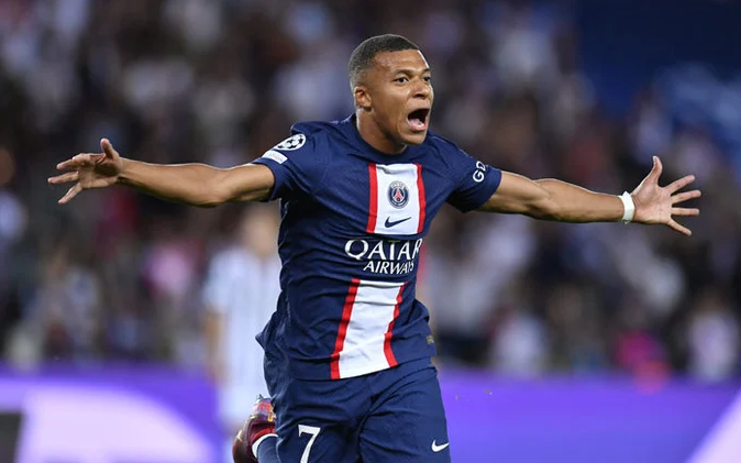 Kylian Mbappe nằm trong top ghi bàn bóng đá Pháp